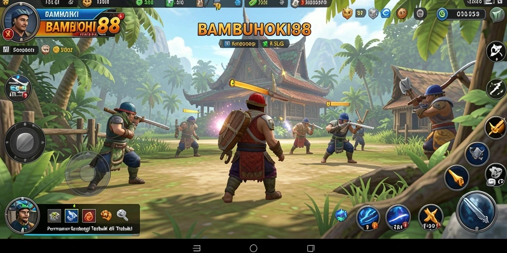 Tangkapan layar dari gameplay menarik BAMBUHOKI88 yang penuh strategi.