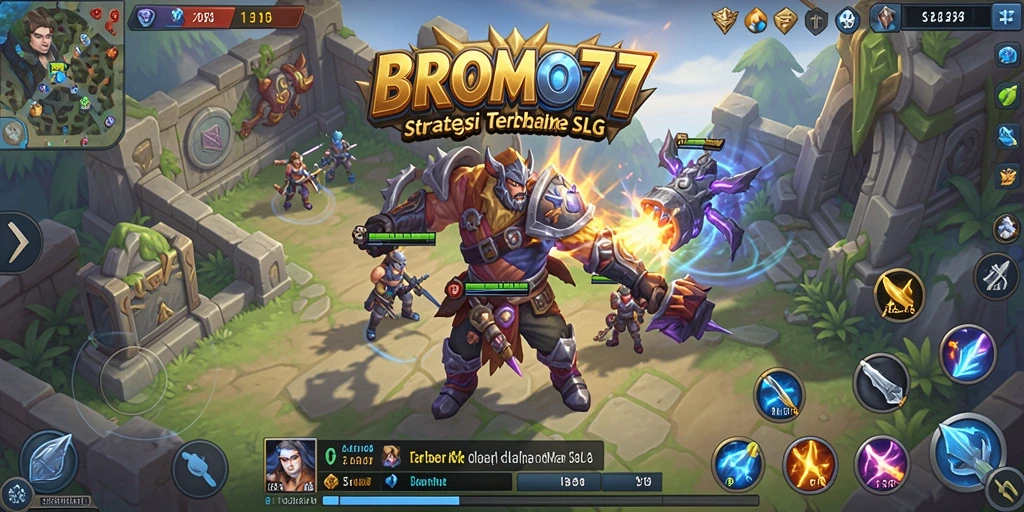 Tampilan gameplay BROMO77 yang menarik dan strategis.