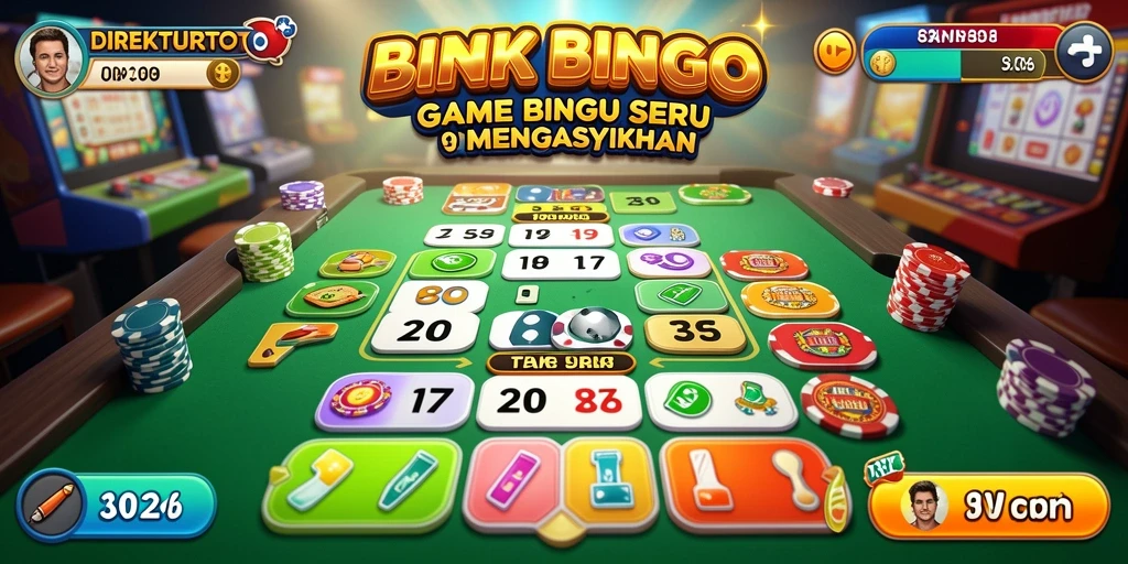 Tampilan gameplay seru dalam DIREKTURTOTO yang menunjukkan momen seru permainan Bingo.