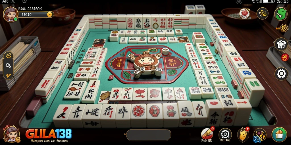 Screenshot gameplay GILA138 menampilkan keseruan bermain Mahjong.