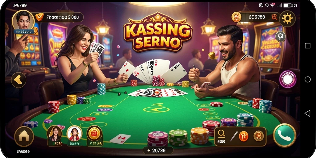 Tampilan gameplay kompetitif dari permainan kasino JP6789.