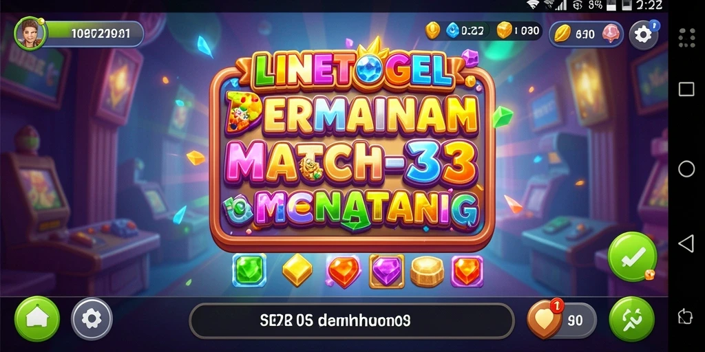Tampilan gameplay <strong>LINETOGEL</strong> yang menyenangkan dan penuh warna.