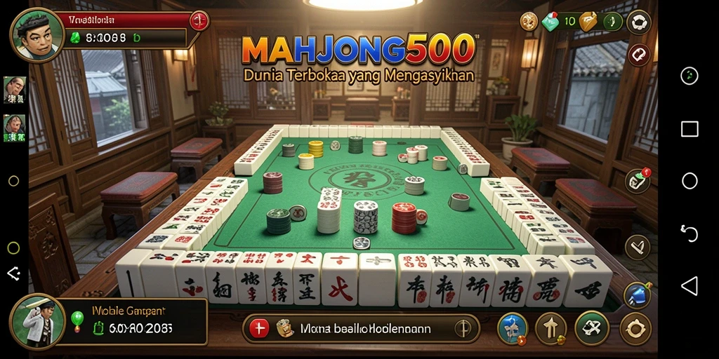 Tangkapan layar dari gameplay Open World yang menarik di MAHJONG500.