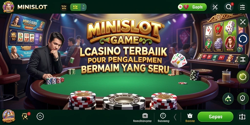 Gameplay menarik dan interaktif di MINISLOT Live Casino.