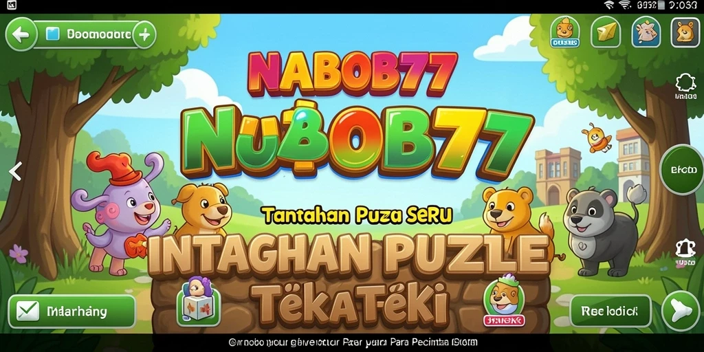 Tampilan gameplay NABOB77 yang penuh tantangan teka-teki.