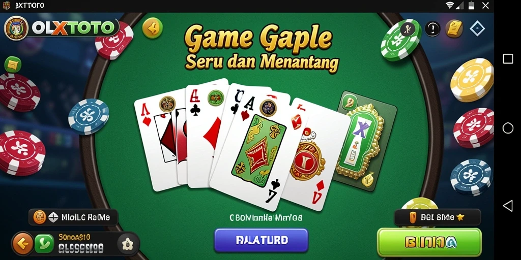Screenshot OLXTOTO menunjukkan keseruan permainan Gaple yang nyata.