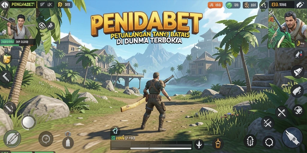 Screenshot PENIDABET menunjukkan eksplorasi pemain di dunia terbuka yang luas.