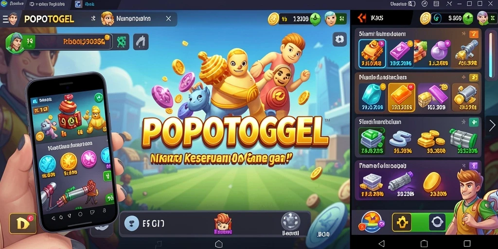 Tangkapan layar utama menampilkan karakter lucu dalam gameplay Idle yang menarik.