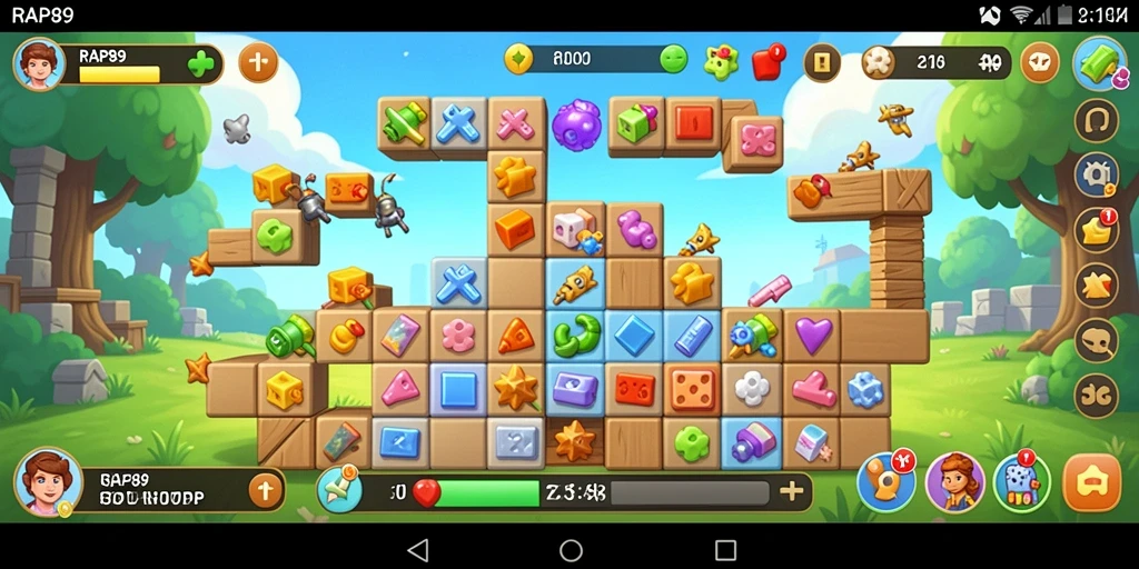 Tampilan utama RAP89 menunjukkan gameplay menarik dalam menyelesaikan teka-teki.