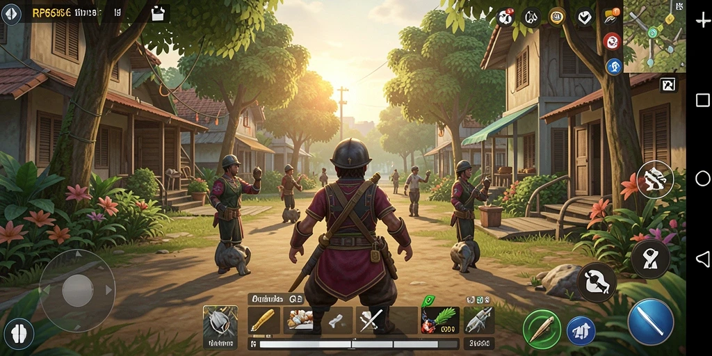 Tampilan gameplay menarik di dunia simulasi RP66.
