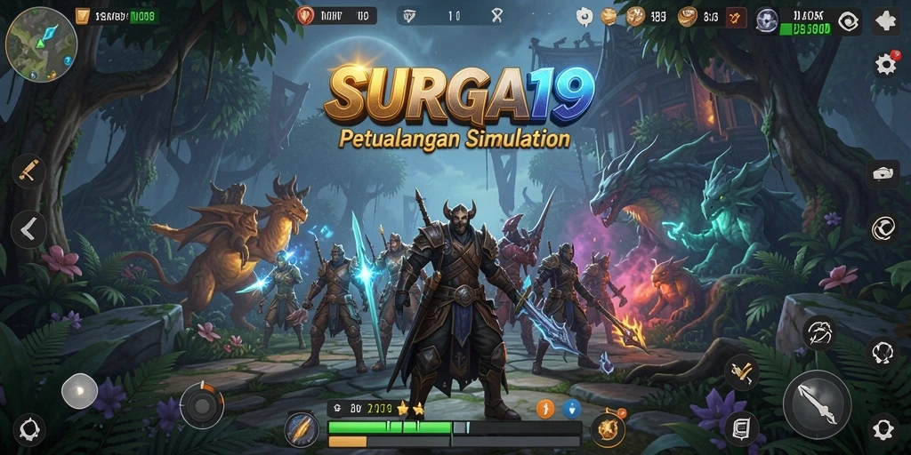 Screenshot SURGA19 menunjukkan gameplay yang menawan dan interaktif.