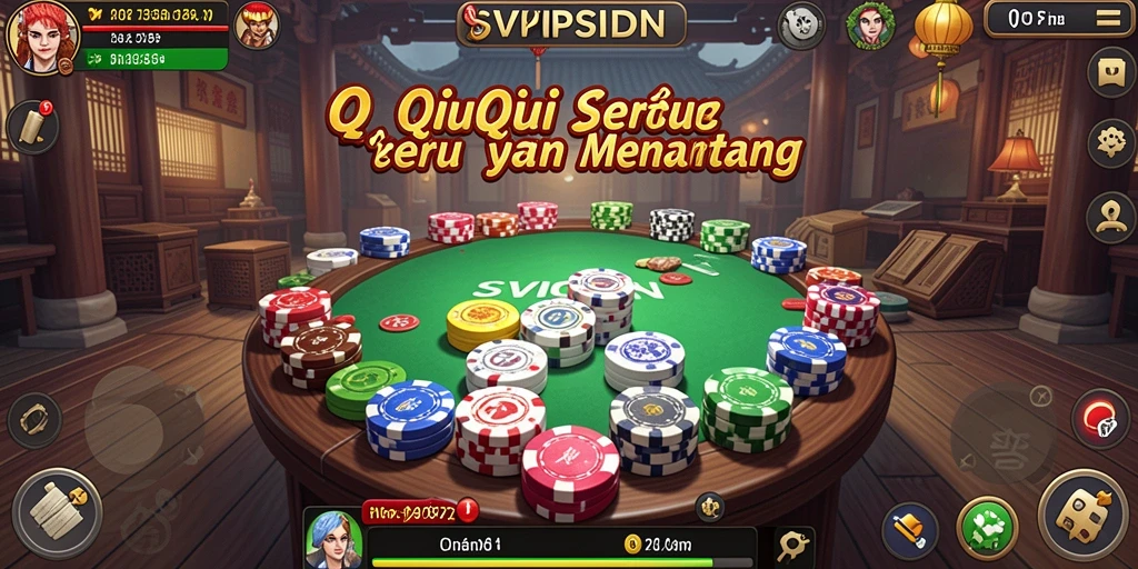 Tampilan gameplay menarik di SVIPSIDN dengan suasana QiuQiu.